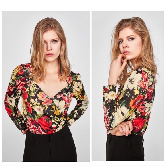 Zara Floral Bodysuit - Picture 3 of 5